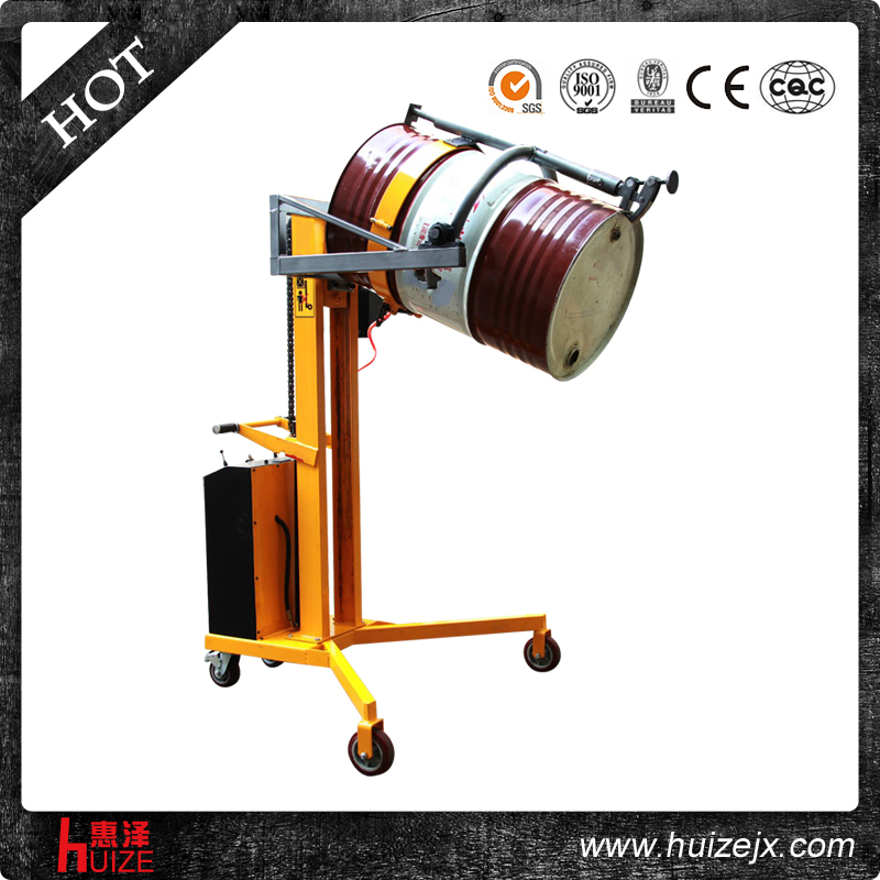 半電動(dòng)油桶車（直角腿，夾鐵桶翻轉(zhuǎn)）