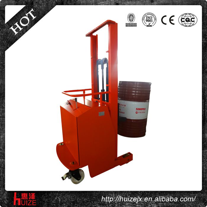 2半電動配重油桶車（無底腿，只堆垛，不翻轉(zhuǎn)）