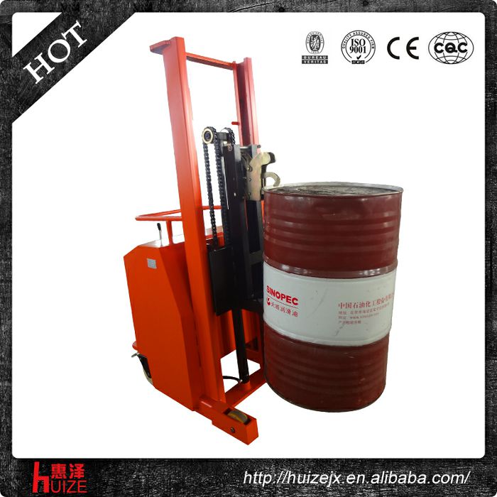 半電動(dòng)配重油桶車（無底腿,只堆垛，不翻轉(zhuǎn)）